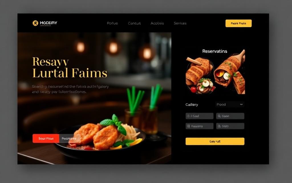 Restaurant Website Demo — Website Development concept preview